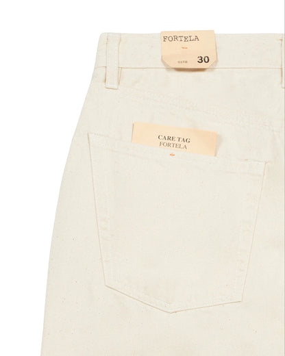 Fortela 912 JOHN Selvedge Twist Denim Off White