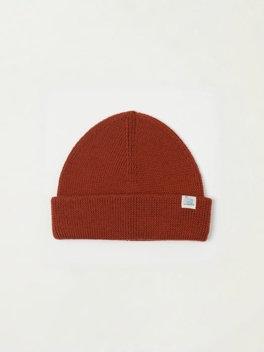 MERZB MWBN05 Sturdy Merino Wool Ribbed Beanie Clay
