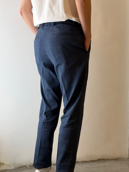 GBS DANTE700 Linen Blend Trousers A4360 Blue