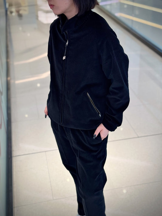 GBS MEDUSA 2 Corduroy Harrington Jacket A5771 Black
