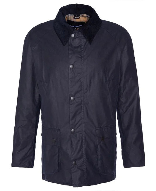 Barbour Ashby Wax Jacket Navy