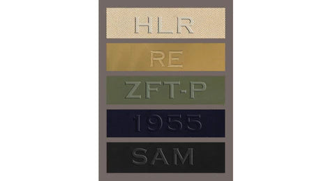 ETR Embroidered Initialling