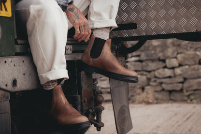 GRL The Baslow Chelsea Boot - Horween Chromexcel Natural