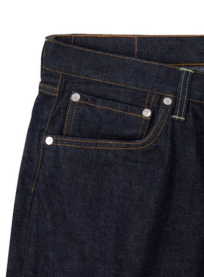FTA 912 JOHN Selvedge Twist Denim Indigo Rinse
