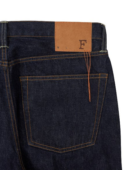 FTA 912 JOHN Selvedge Twist Denim Indigo Rinse