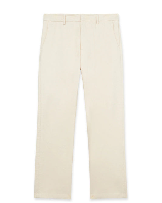 FTA MAINE Heavy Cotton Trousers Ecru
