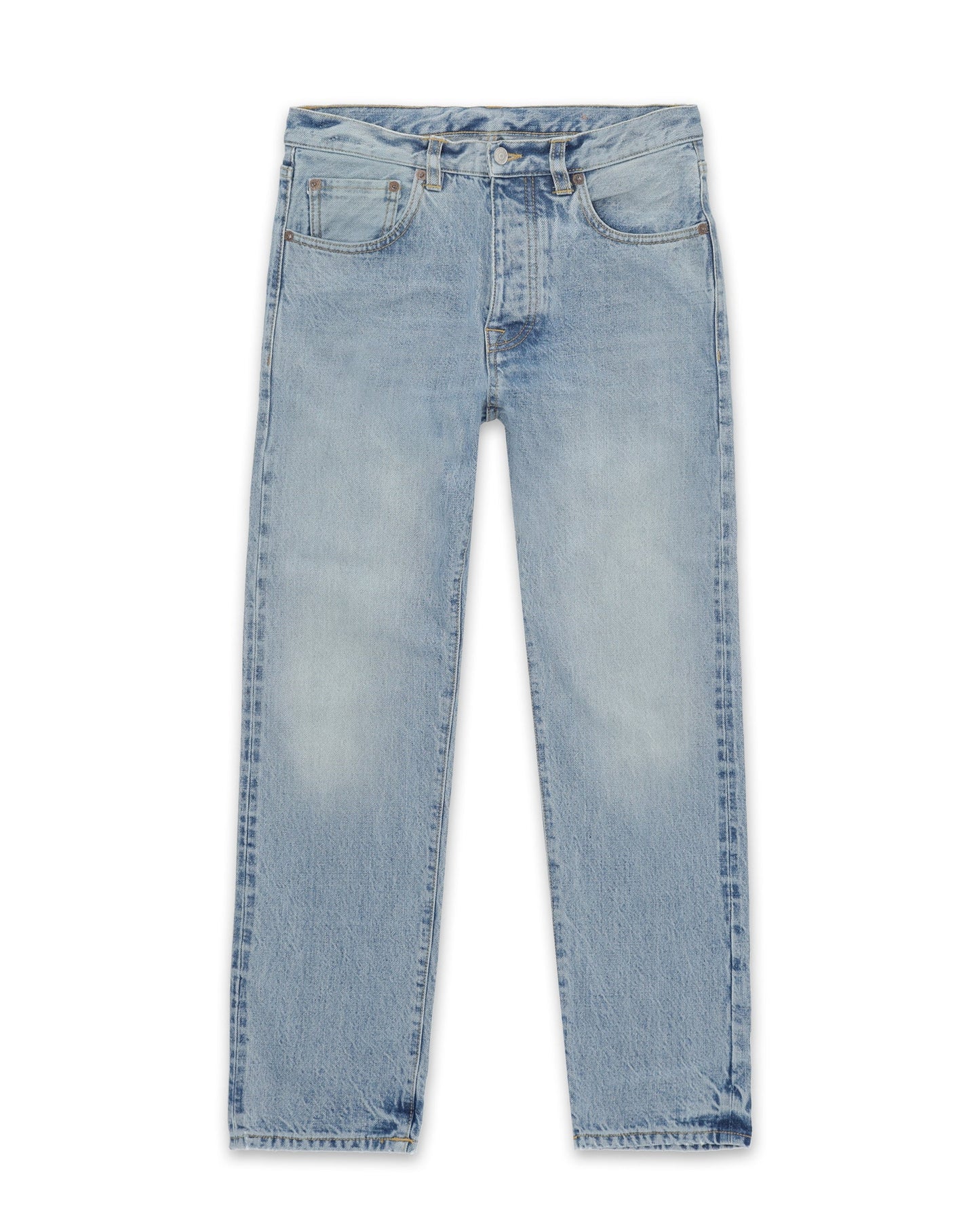 FTA 965 JOHN Selvedge Bleach Wash Denim