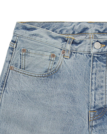 FTA 965 JOHN Selvedge Bleach Wash Denim