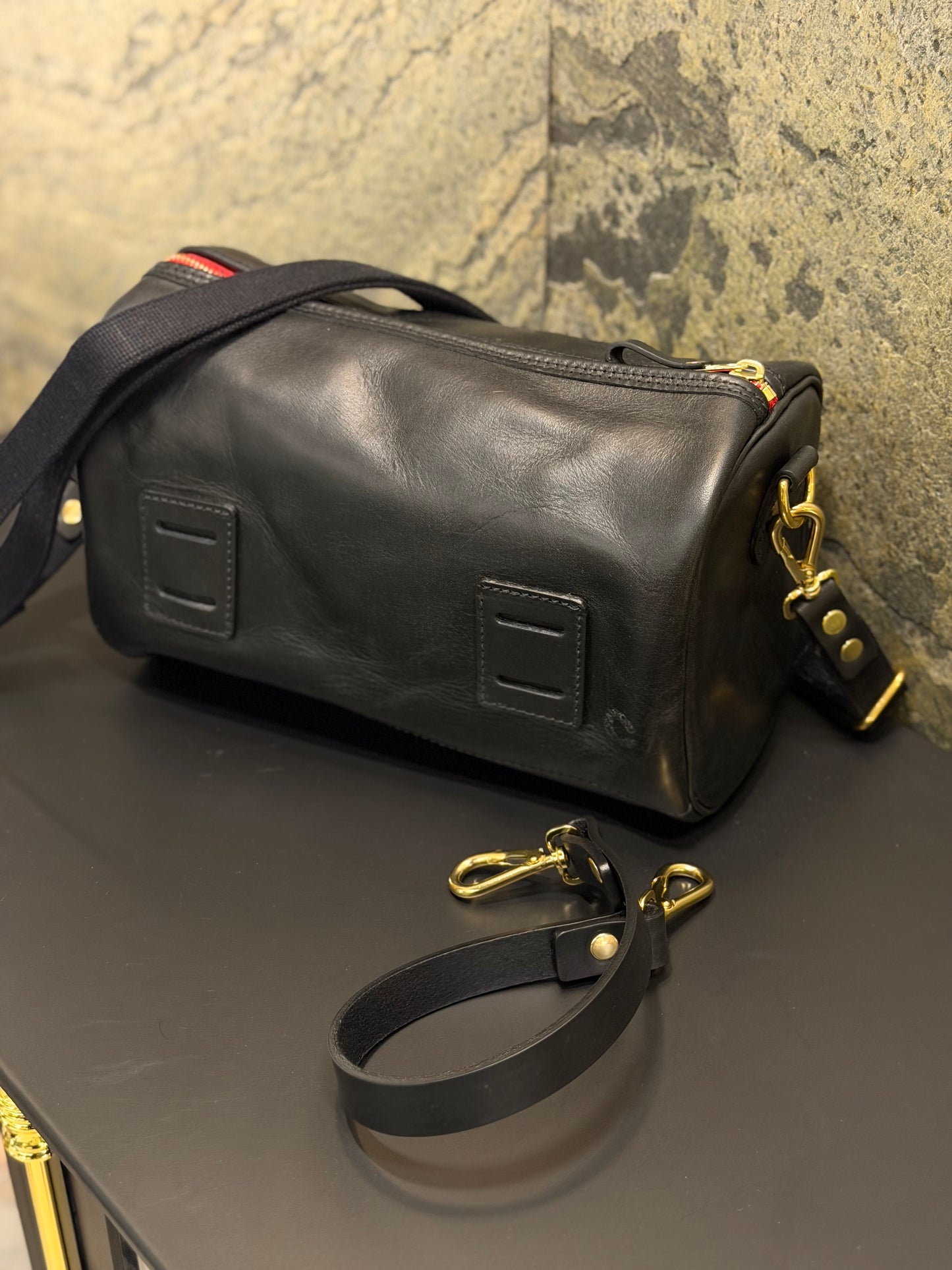 CROOTS X HOUSES Vintage Leather Mini Tube Bag