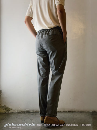 GBS DELLA ROBBIA/P Lightweight Trousers A5959 Silver