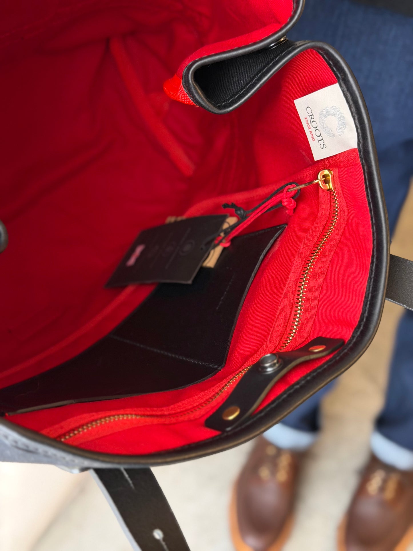 CRT x Houses BRITISH TWILL Sam Browne Tote Bag