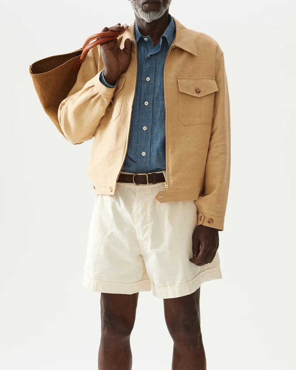 Fortela ALBERT Linen Jacket Camel