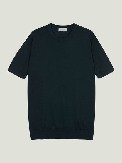 JSY KEMPTON Men Sea Island Cotton T-Shirt Rainforest
