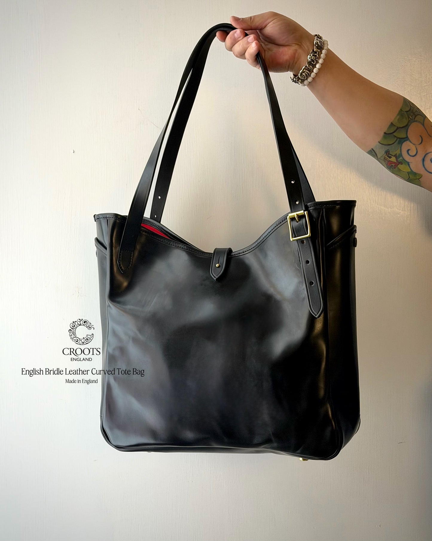 CROOTS x HOUSES MALTON Bridle Curved Tote