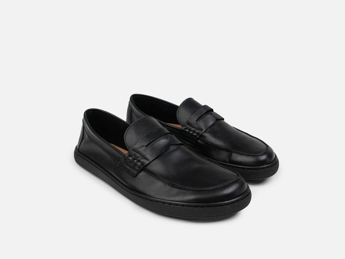 GRL ASLIN Barefoot Loafer Black Calf