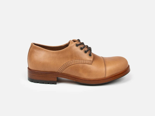 GORAL CASTLETON Traditional Service Shoe Horween Natural