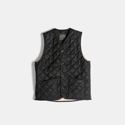 LVH Black Edition Wool Button Front Gilet