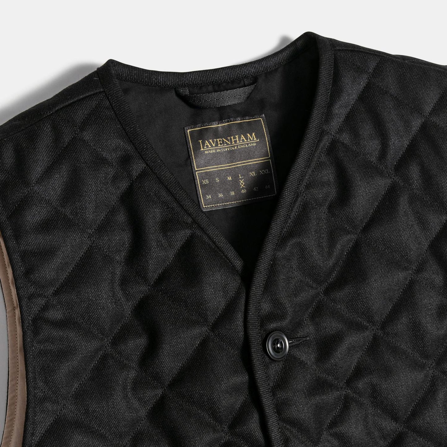 LVH Black Edition Wool Button Front Gilet