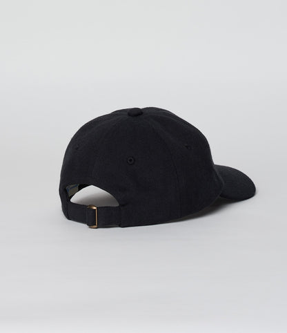 MERZB CAP01T Swan Logo Organic Cotton Twill Cap Black
