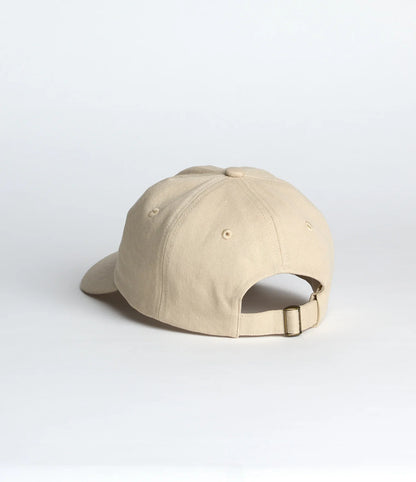 MERZB CAP01 Swan Logo Organic Cotton Twill Cap light khaki/deep blue