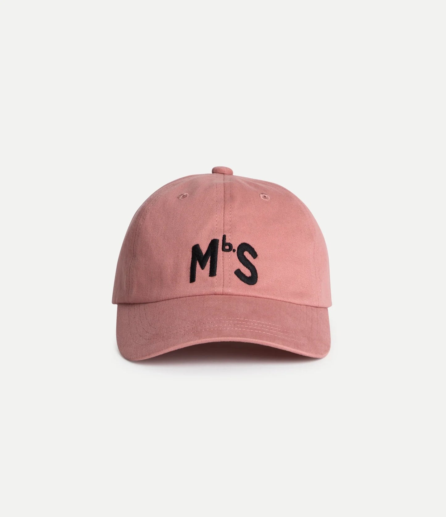 MERZB CAP02 MBS Logo Organic Cotton Twill Cap Rosewood