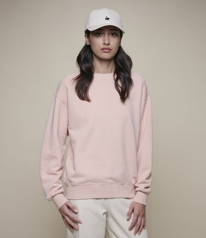 MERZB CREW01 Relaxed Cotton Soft Fleece Sweatshirt Melba
