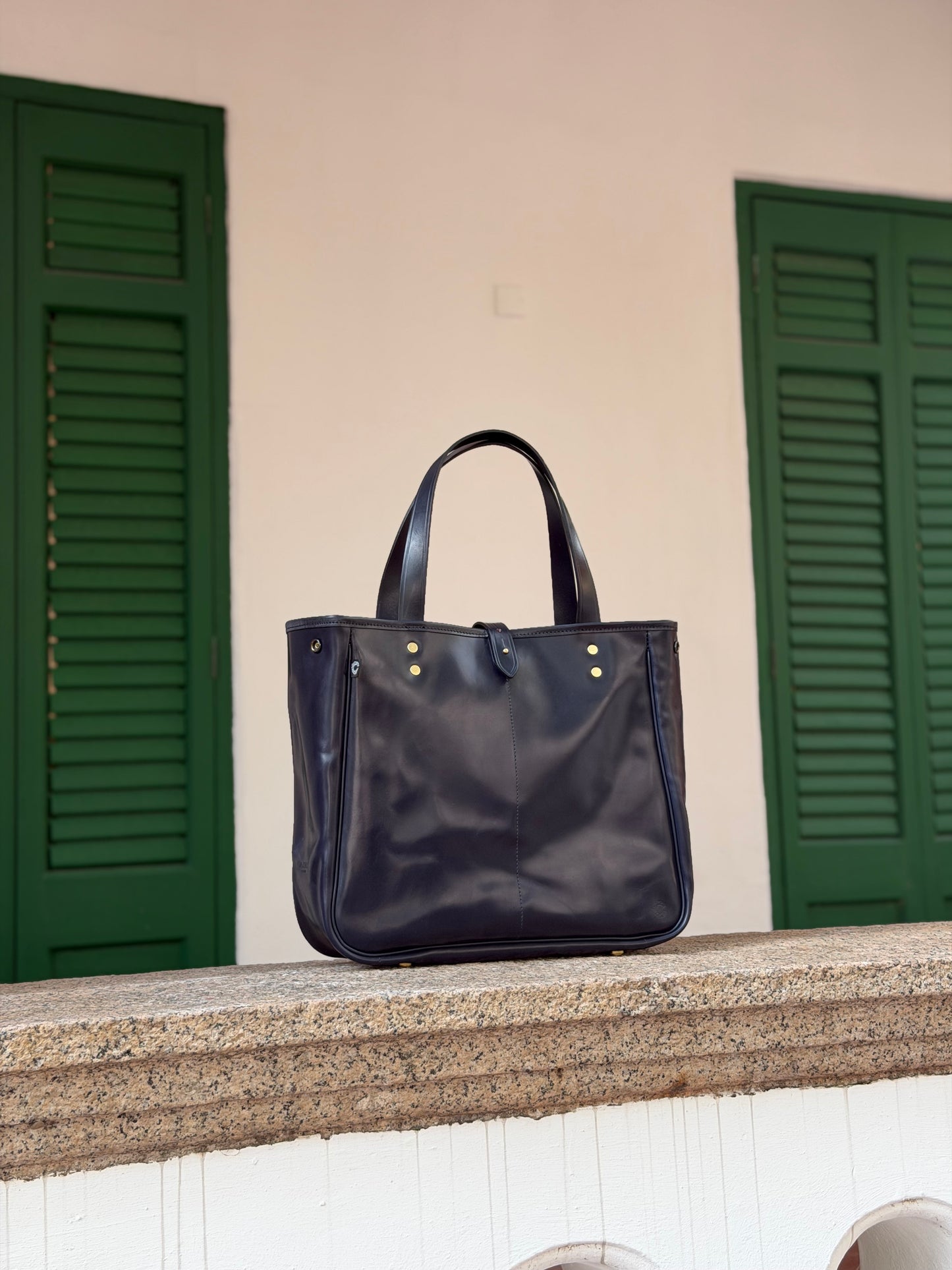 CROOTS X HOUSES MALTON Bridle Angle Tote