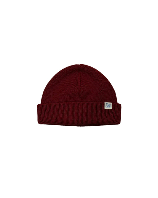 MERZB MWBN05 Sturdy Merino Wool Ribbed Beanie Chilli