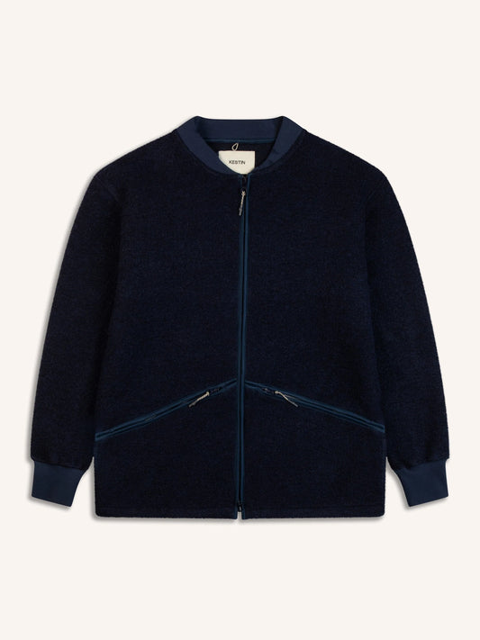 KHE Dreghorn Fleece Wool Blend Midnight Blue