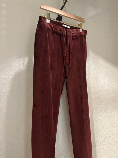 GBS MASACCIO/3G Corduroy Trousers A5771 Burgundy