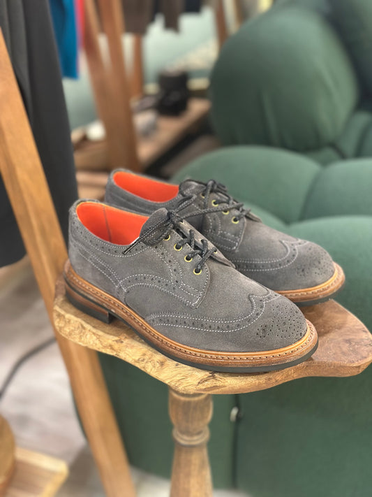 TKS Ladies ANNE Dainite Smoke Grey Suede