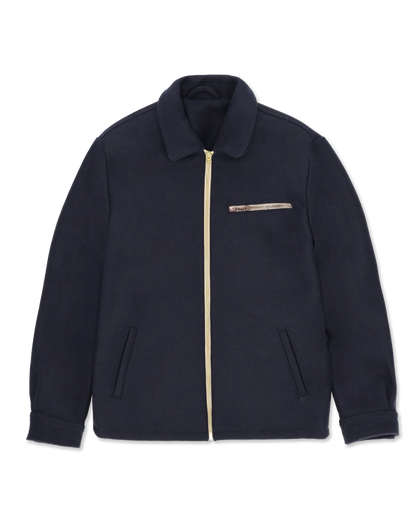 FTA George Wool Zip Jacket Navy