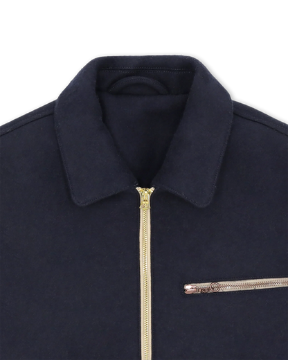 FTA George Wool Zip Jacket Navy