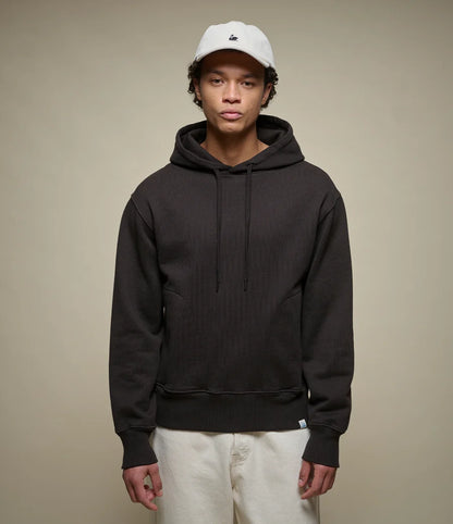 MERZB Authentic Fleece Classic Fit Hoodie Deep Black