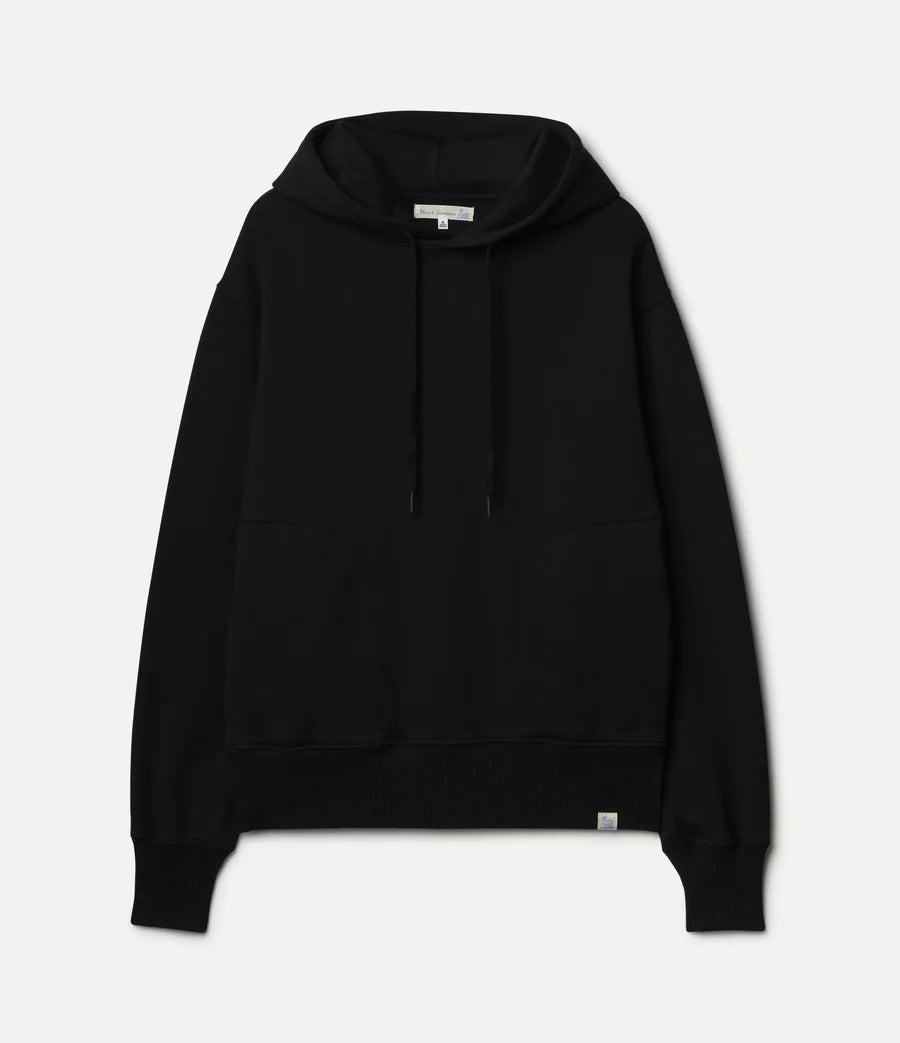 MERZB Authentic Fleece Classic Fit Hoodie Deep Black