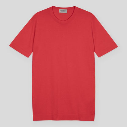JSY LORCA Men Sea Island Cotton T-shirt Nexus Red