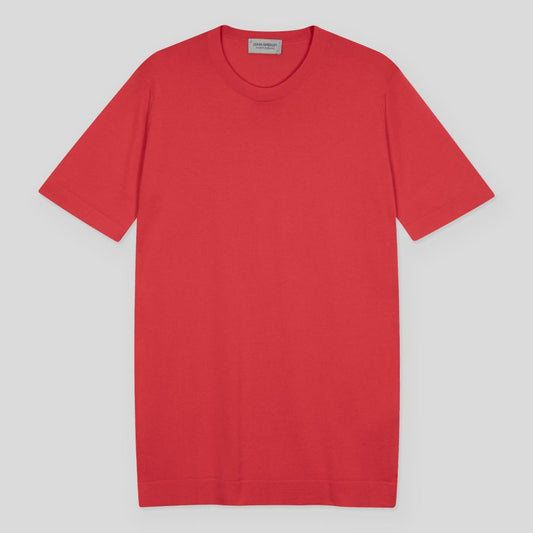 JSY LORCA Men Sea Island Cotton T-shirt Nexus Red