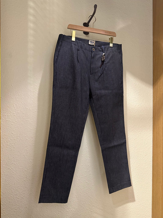 RBN Men's R92 Denim Pinstripes Trousers