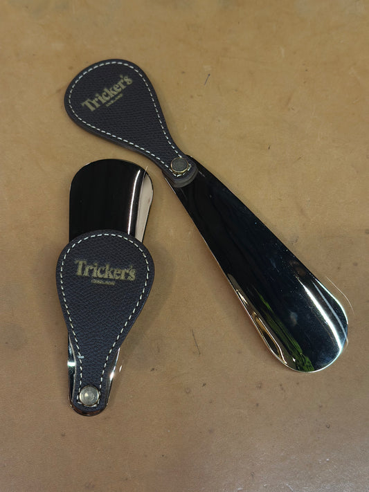 Tricker’s Shoe Horn Brass With Leather Fob