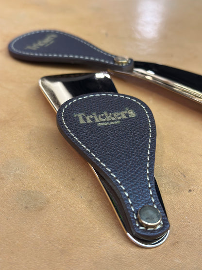 Tricker’s Shoe Horn Brass With Leather Fob