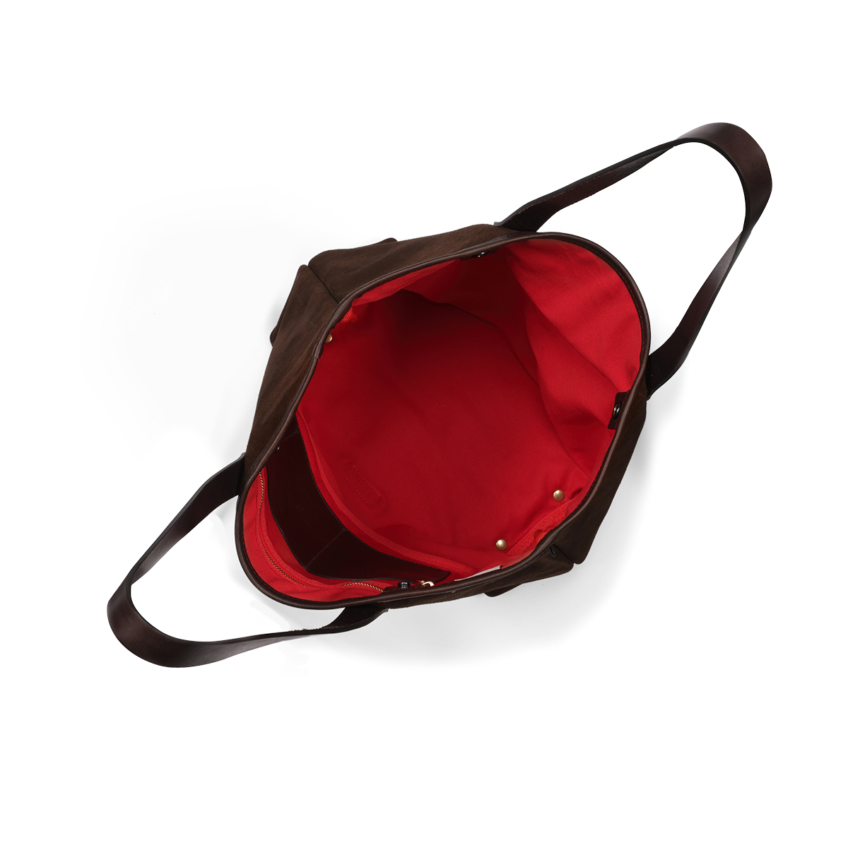 CRT SUEDE Leather Tall Tote Bag