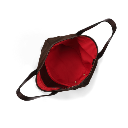 CRT SUEDE Leather Tall Tote Bag