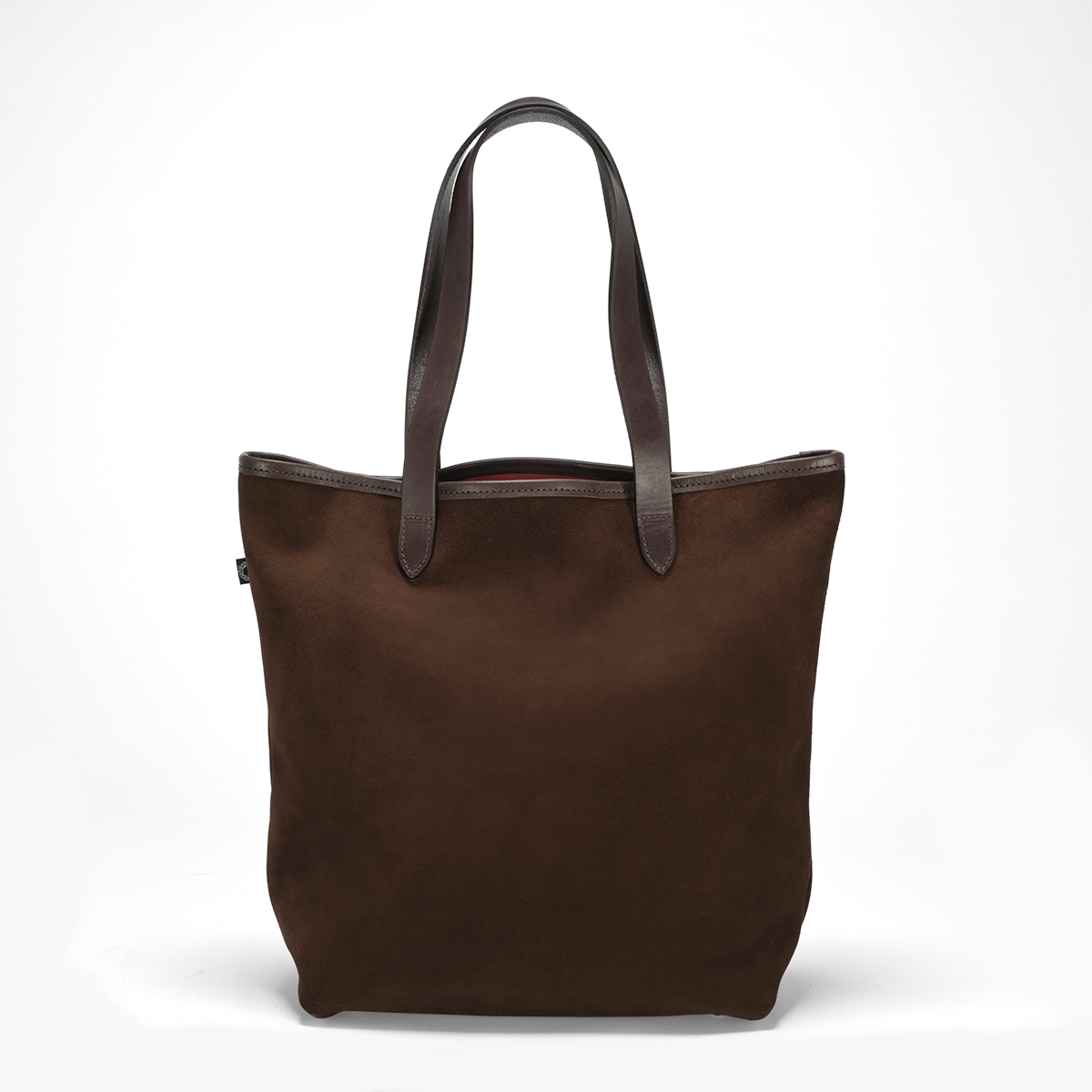 CRT SUEDE Leather Tall Tote Bag