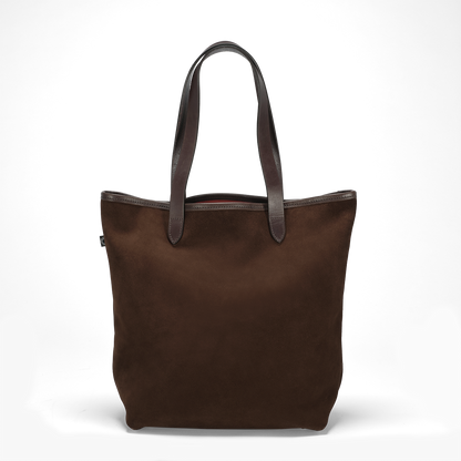 CRT SUEDE Leather Tall Tote Bag