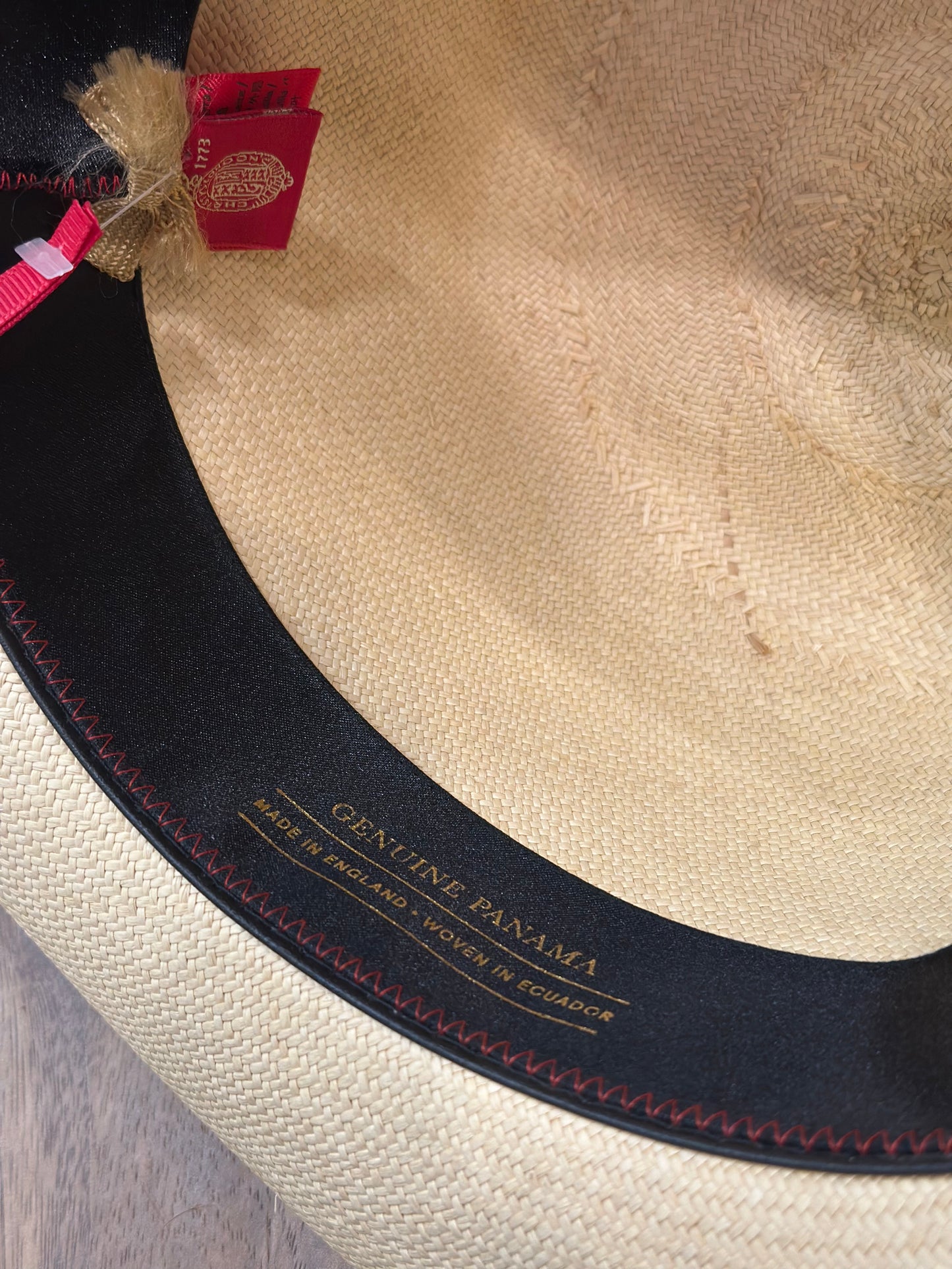 Christys PANAMA Downbrim high grade 16 Semi Bleached