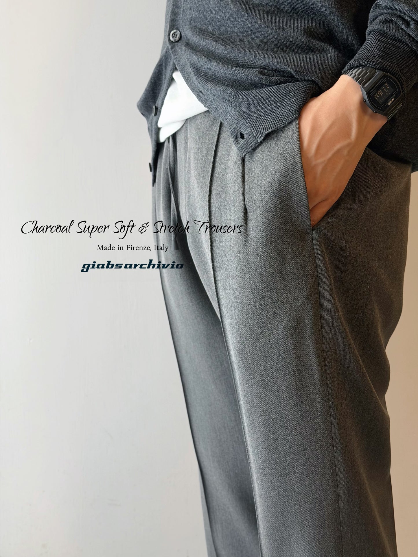GBS MASACCIO R1 Trousers A5783 Charcoal