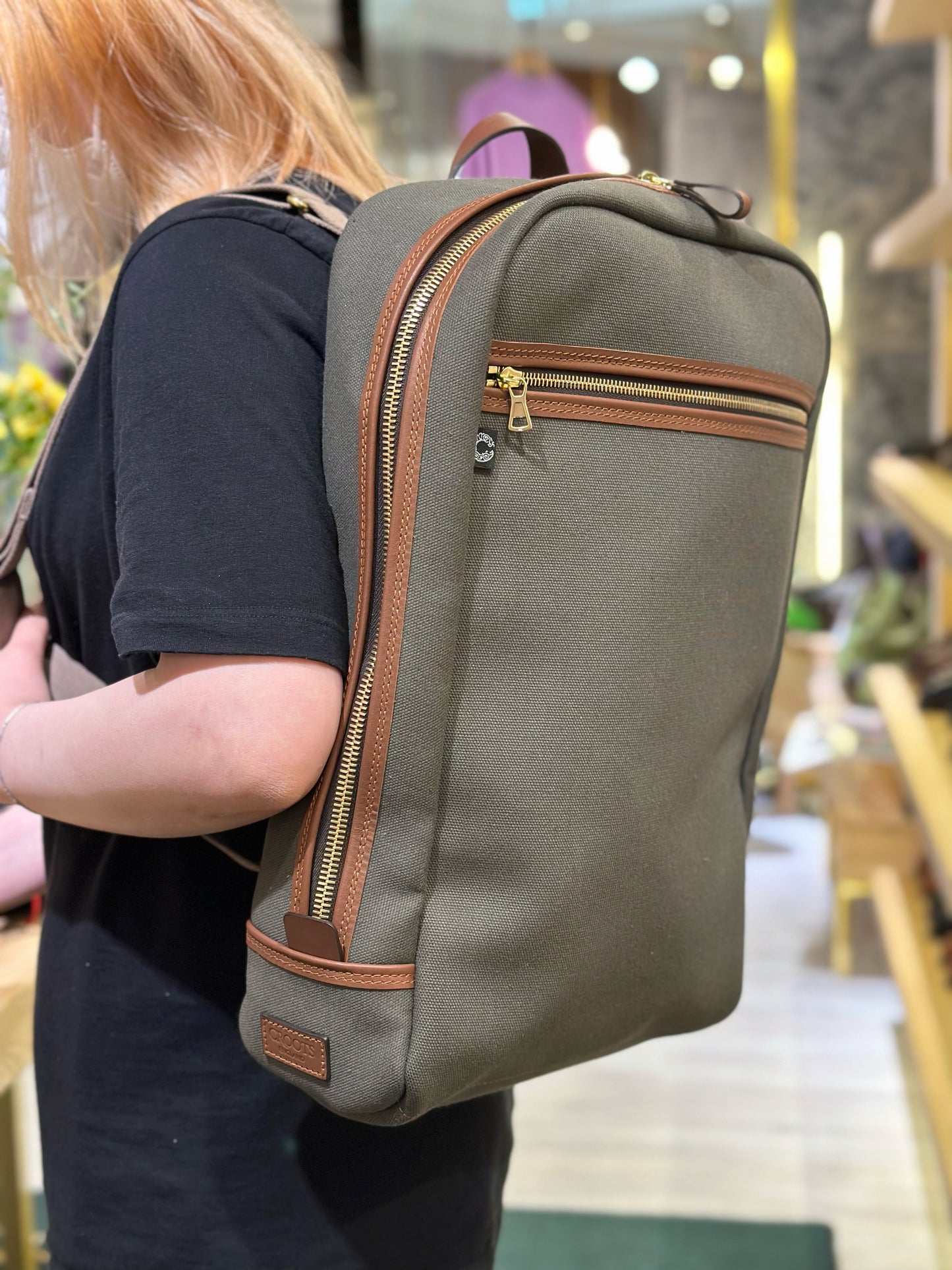CRT x Houses ROSEDALE Canvas Zipped Backpack