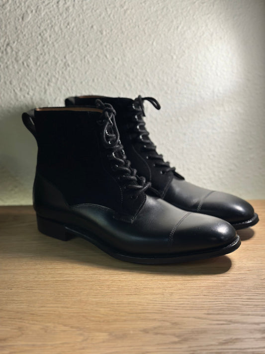 HE Laverton two tone boots