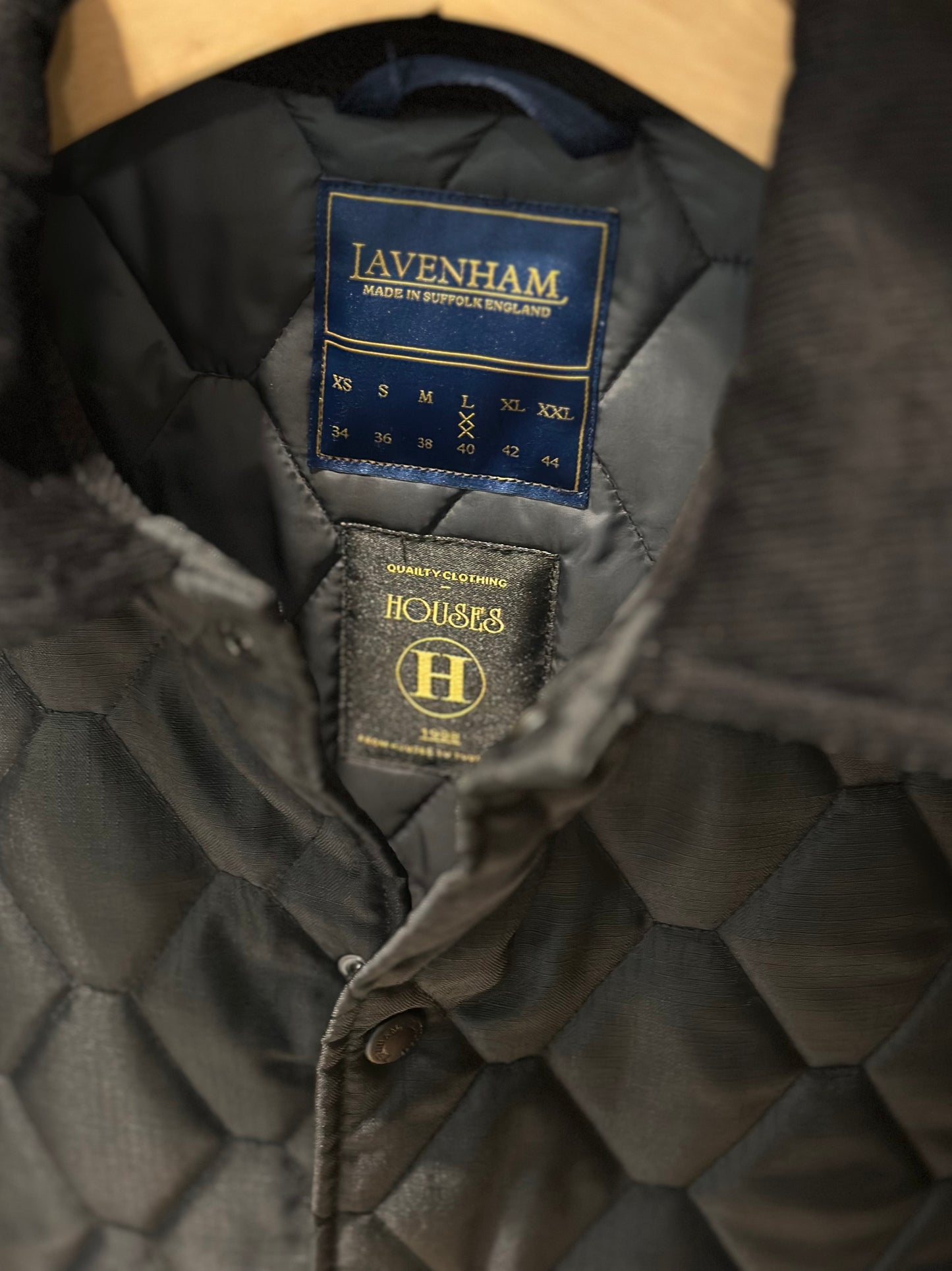 LVH x HOUSES WINSTON Ripstop Quilted Jacket Black