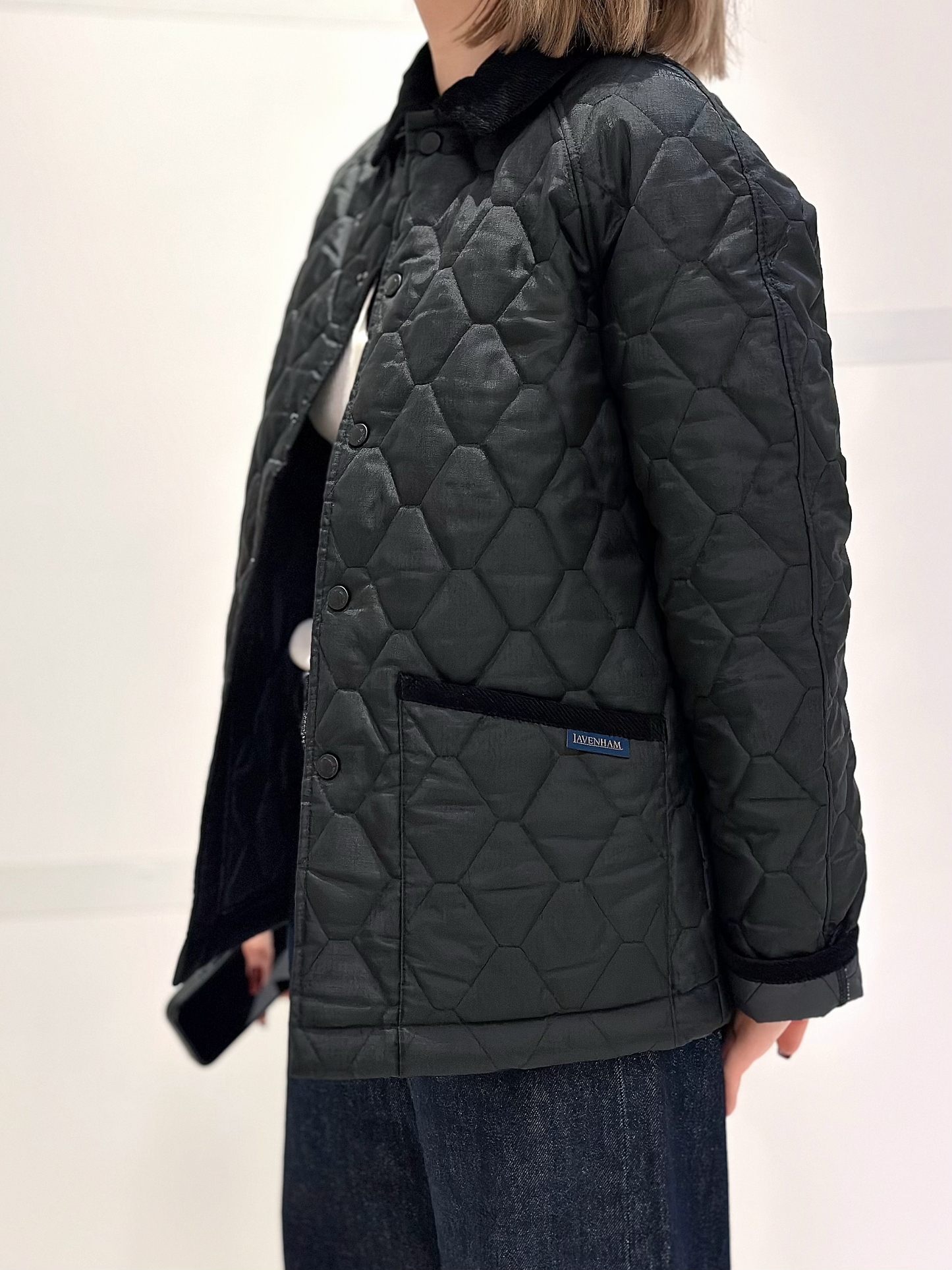 LVH x HOUSES WINSTON Ripstop Quilted Jacket Black